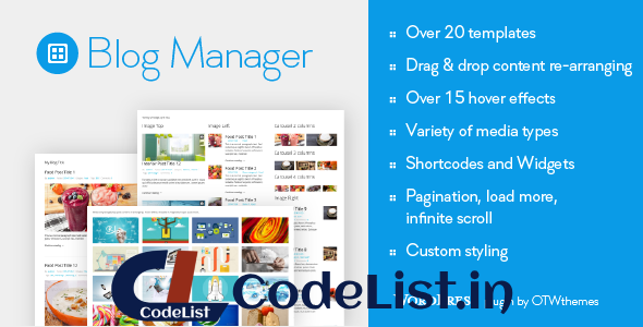 Blog Manager for WordPress v1.25