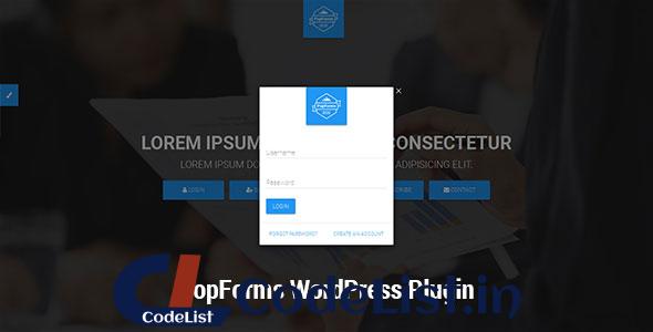 PopForms | Material Design Responsive Bootstrap Modal Form Set