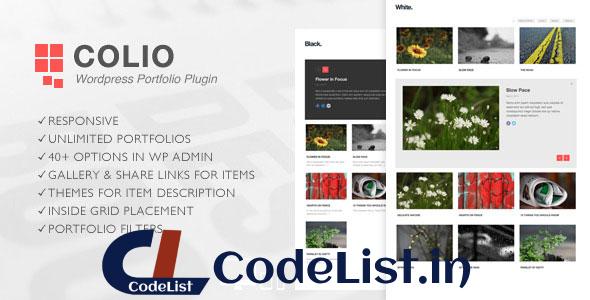 Colio v2.3.2 – Responsive Portfolio WordPress Plugin