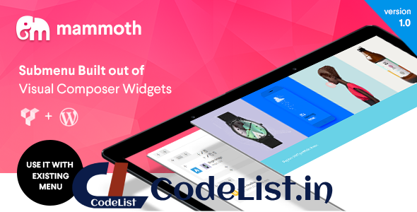Mammoth Submenu for Visual Composer