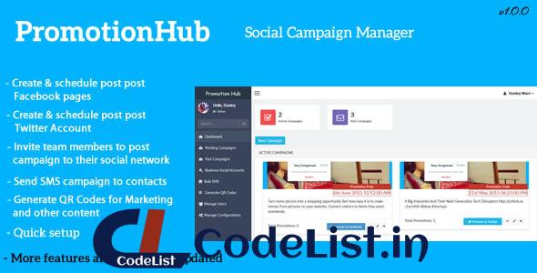 Promotion Hub – Social Campaign Manager