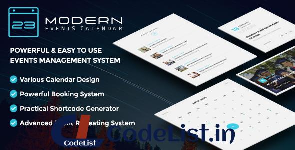 Modern Events Calendar v5.22.3 – Responsive Event Scheduler