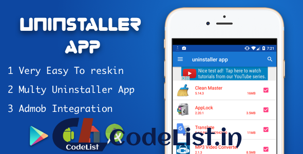 Uninstaller Application for android