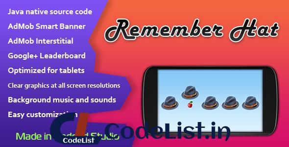Remember Hat Game with AdMob and Leaderboard