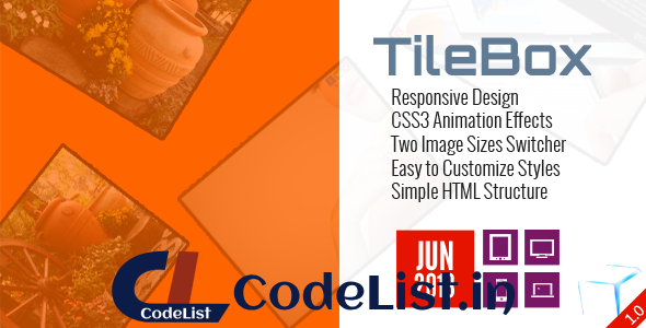 TileBox – Modern Responsive LightBox CSS