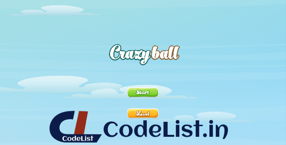 Crazy Ball – Android Game With Admob And Facebook Share