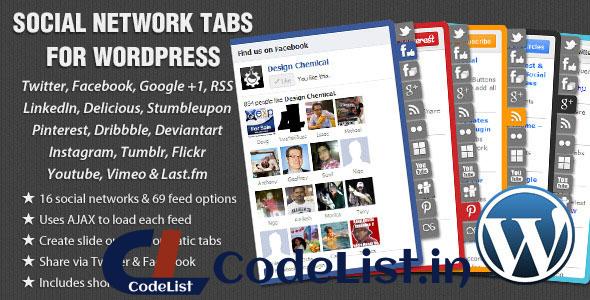 Social Network Tabs For WordPress v1.7.5