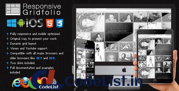 Responsive Gridfolio