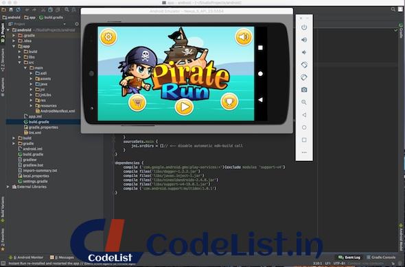 Pirate Adventures (Android studio, Google games,Leaderboard, Admob)