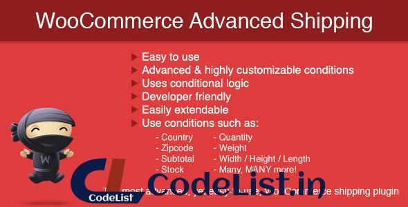 WooCommerce Advanced Shipping v1.0.14