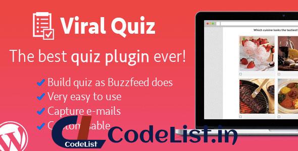 WordPress Viral Quiz v2.17 – BuzzFeed Quiz Builder