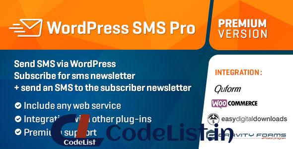 WP SMS Professional Package v2.2.7