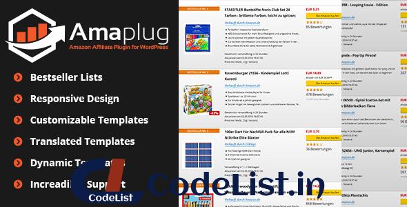 Amaplug v1.4.1.1 – Amazon Affiliate Plugin