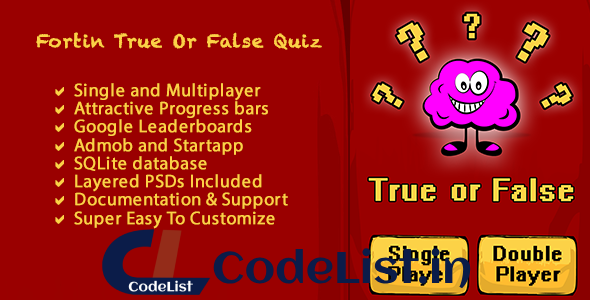 Fortin True False Multi Player Quiz