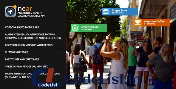 near – Augmented Reality Locations Mobile App