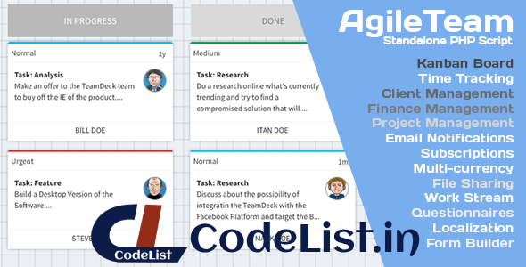 Freelance AgileTeam Office with Kanban v3.3.0