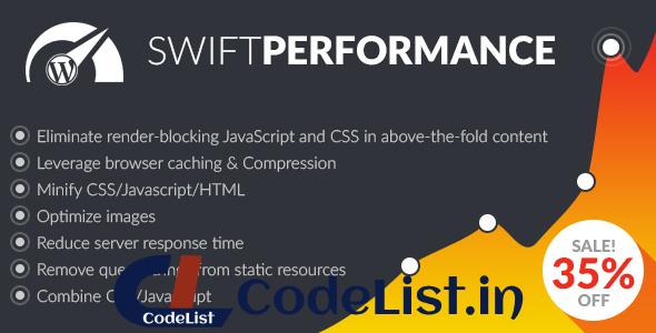 Swift Performance v1.1 – Cache & Performance Booster