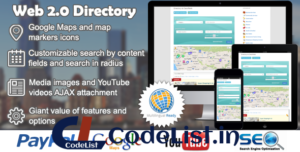 Web 2.0 Directory plugin for WordPress v2.9