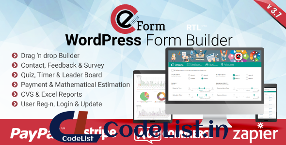 eForm v3.7.1 – WordPress Form Builder