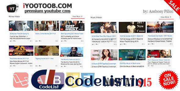 iYOOTOOB – PREMIUM YOUTUBE CMS