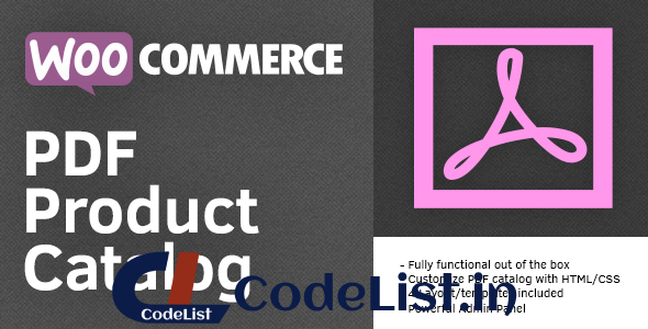 PDF Product Catalog for WooCommerce v2.3.3