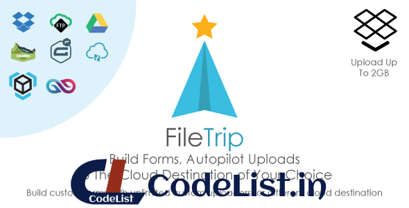 Filetrip v2.0.7 – Easily upload to Dropbox + Google Drive + FTP + WordPress