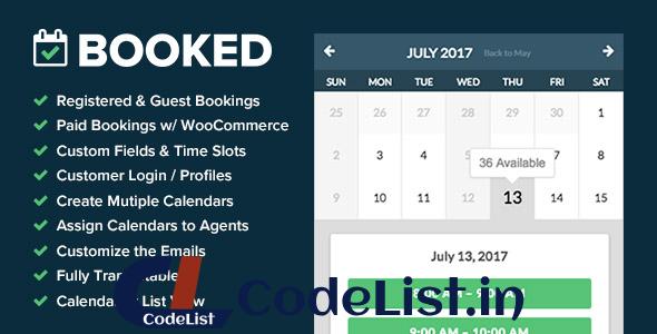 Booked v2.0.8 – Appointment Booking for WordPress