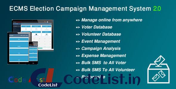 ECMS – Election Campaign Management System