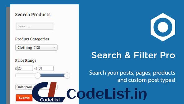 Search & Filter Pro v2.3.4 – The Ultimate Filter Plugin