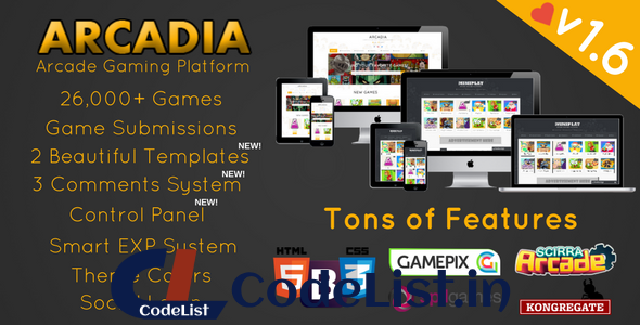 Arcadia v1.6.6 – Arcade Gaming Platform