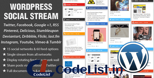 WordPress Social Stream v1.6.2