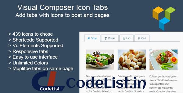 Visual Composer Icon Tabs v1.3