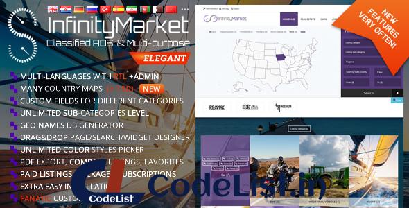Classified Ads Script v1.6.1 – Infinity Market