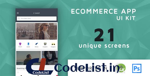 Shoppy Ecommerce UI KIT with Source Code