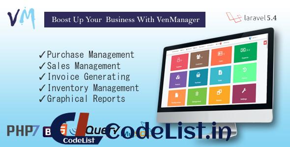 VenManager – Inventory, Account & Sales Management