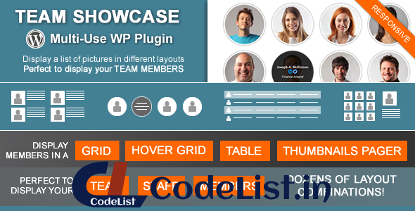 Team Showcase v2.2.4 – Codecanyon WordPress Plugin