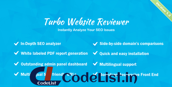 Turbo Website Reviewer v1.2 – In-depth SEO Analysis Tool