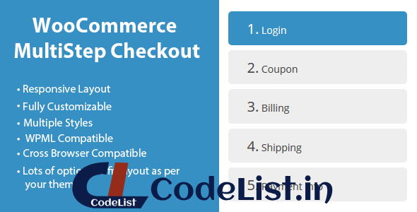 WooCommerce MultiStep Checkout Wizard v3.6.4