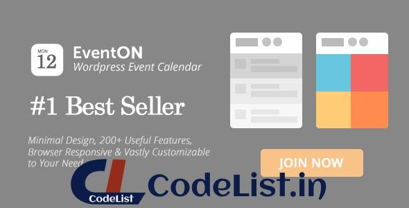 EventOn v2.6.17 – WordPress Event Calendar Plugin