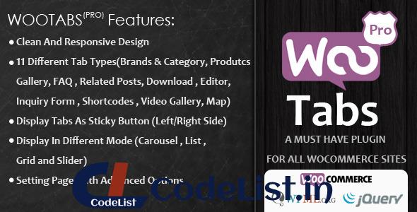 Woocommerce Tabs Pro v3.2 – Extra Tabs for Product Page