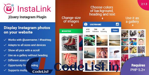 Instagram Plugin v2.1.3 – jQuery Widget for Instagram