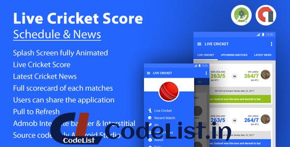 Live Cricket Score & News and Live TV