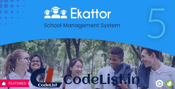 Ekattor School Management System Pro v5.0