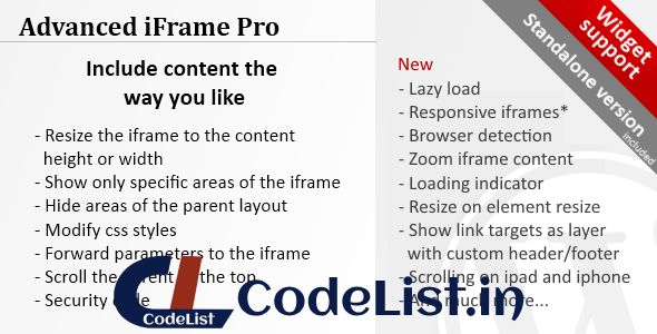 Advanced iFrame Pro v7.5.7