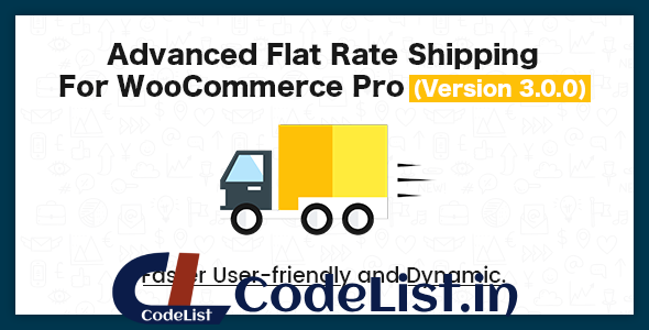 Advance Flat Rate Shipping Method For WooCommerce v3.0.3