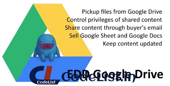 EDD Google Drive v1.0.1