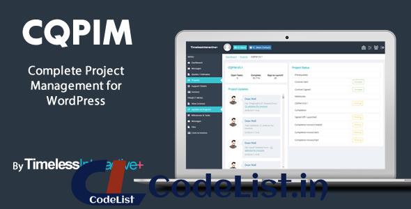 CQPIM WordPress Project Management Plugin v3.2.4