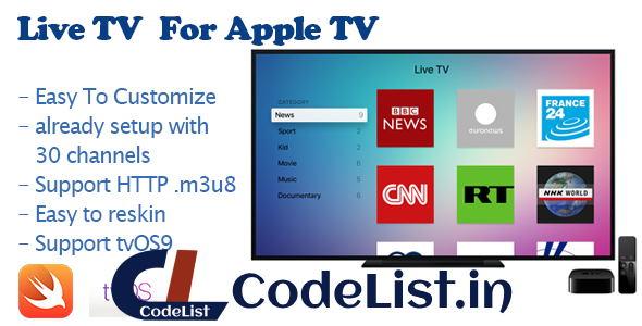 Live TV For Apple TV