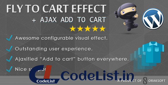 WooCommerce Fly to Cart Effect + Ajax add to cart v1.2