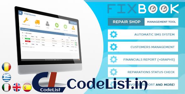 FixBook v3.0 – Repair Shop Management Tool